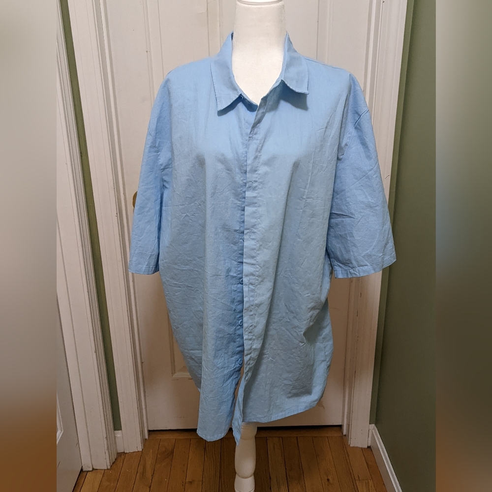 Light Blue Button-Up Shirt